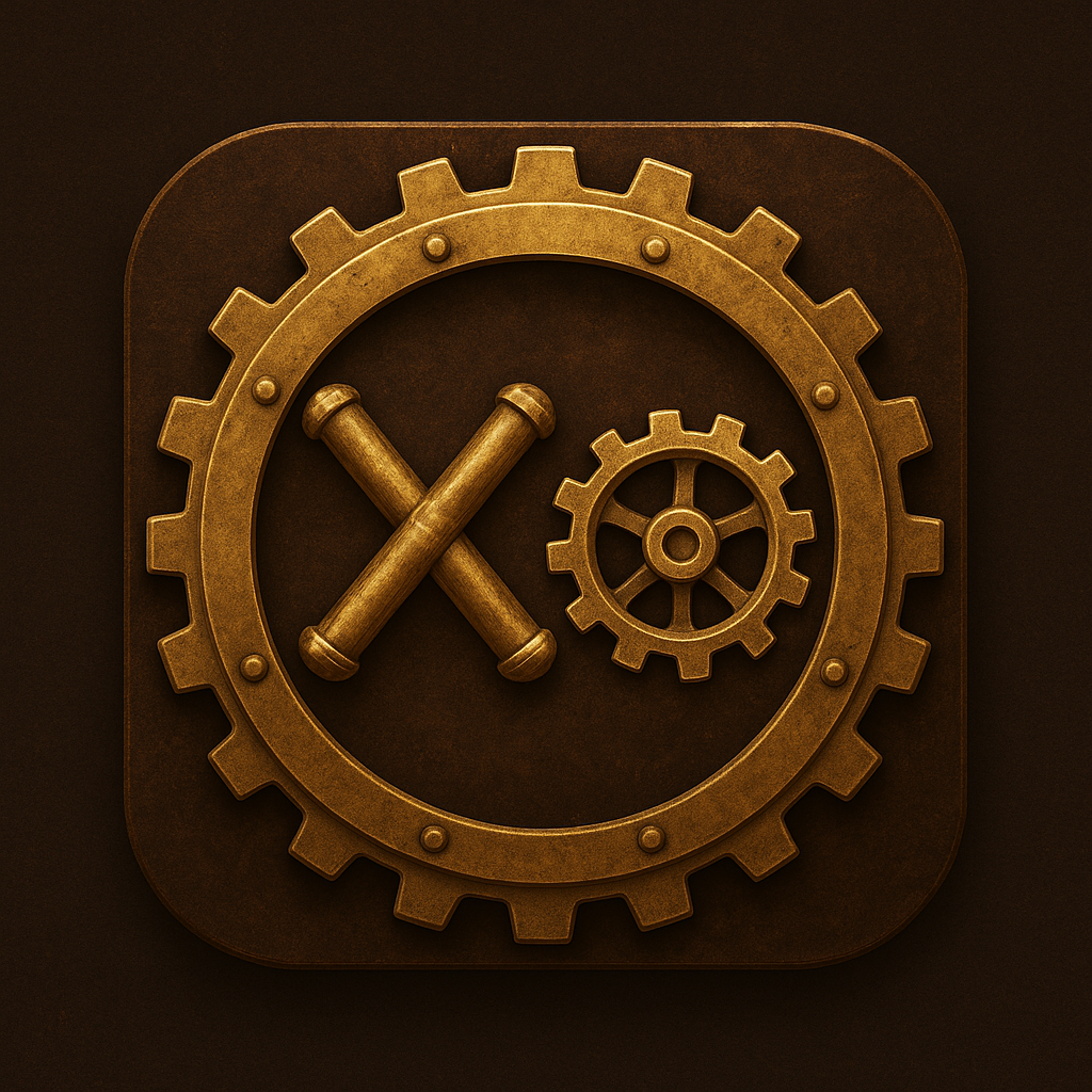 Steampunk Tic-Tac-Toe icon